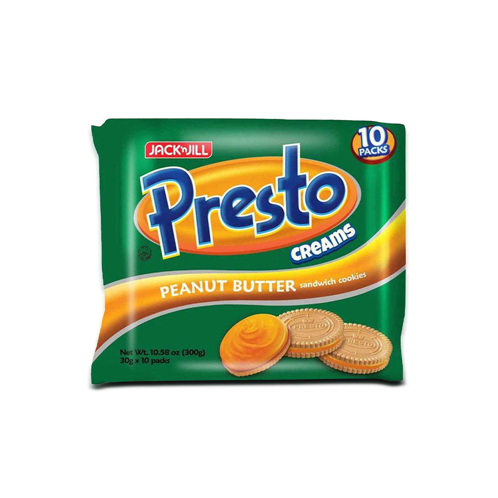 Presto Creams Peanut Butter 30g x 10